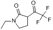2-Pyrrolidinone, 1-ethyl-3-(trifluoroacetyl)- (9CI)、107470-29-1 CAS查询、2-Pyrrolidinone, 1-ethyl-3-(tr