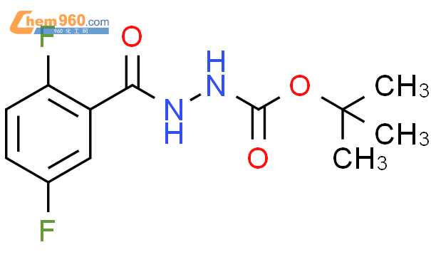 HYDRAZINECARBOXYLIC ACID, 2-(2,5-DIFLUOROBENZOYL)-, 1,1-DIMETHYLETHYL ESTER,250mg