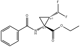 Ethyl (1S,2R)-1-benzamido-2-(difluoromethyl)-cyclopropanecarboxylate,1g