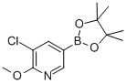 3-Chloro-2-methoxy-5-(4,4,5,5-tetramethyl-[1,3,2] dioxaborolan-2-yl)-pyridine,1g