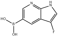 Boronic acid, B-(3-fluoro-1H-pyrrolo[2,3-b]pyridin-5-yl)-,1g