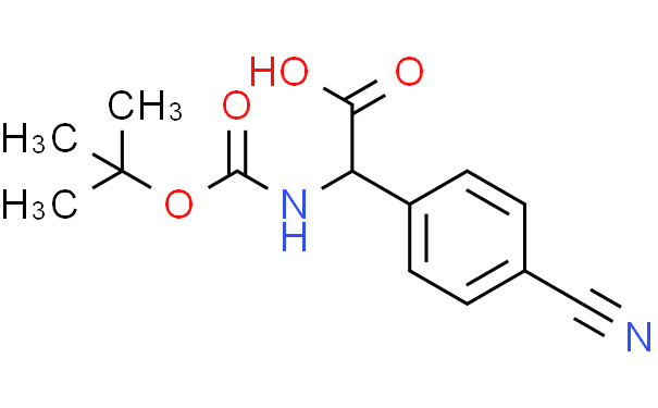 TERT-BUTOXYCARBONYLAMINO-(4-CYANO-PHENYL)-ACETIC ACID,1g