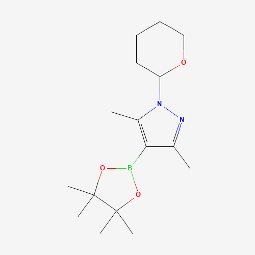 3,5-Dimethyl-1-(tetrahydro-2H-pyran-2-yl)-4-(4,4,5,5-tetramethyl-1,3,2-dioxaborolan-2-yl)-1H-pyrazole