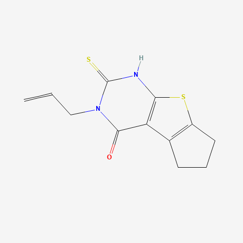 3-丙烯基-2-巯基-3,5,6,7-四氢-4H-环戊醇[4,5]噻吩并[2,3-D]嘧啶-4-酮、113520-01-7 CAS查询、3-丙烯基-2-巯基-3,5,6,7-四氢-4H-环戊醇[4,5