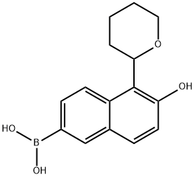 6-HYDROXY-5-(TETRAHYDROPYRAN-2-YL)NAPHTHALENE-2-BORONIC ACID,5g