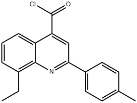 8-Ethyl-2-(4-methylphenyl)quinoline-4-carbonyl chloride,1g