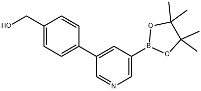 (4-(5-(4,4,5,5-Tetramethyl-1,3,2-dioxaborolan-2-yl)pyridin-3-yl)phenyl)methanol,1g