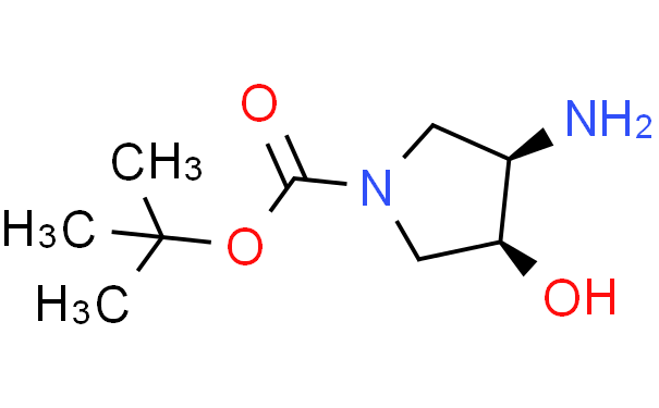 Cis-(3R, 4S)-1-Boc-3-aMino-4-hydroxypyrrolidine,250mg