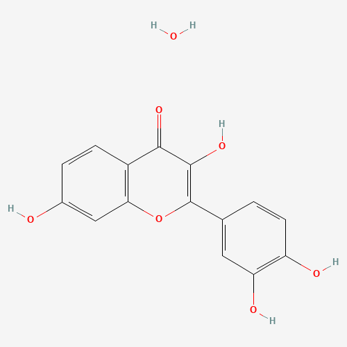 2-(3,4-二羟基苯基)-3,7-二羟基-4H-吡喃-4-酮水合物,250mg