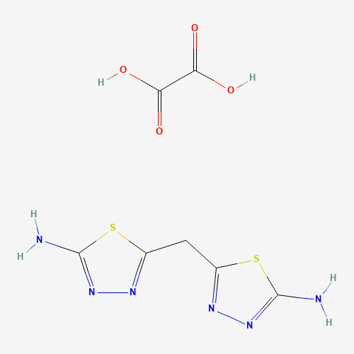 5-[(5-AMINO-1,3,4-THIADIAZOL-2-YL)METHYL]-1,3,4-THIADIAZOL-2-YLAMINE OXALATE