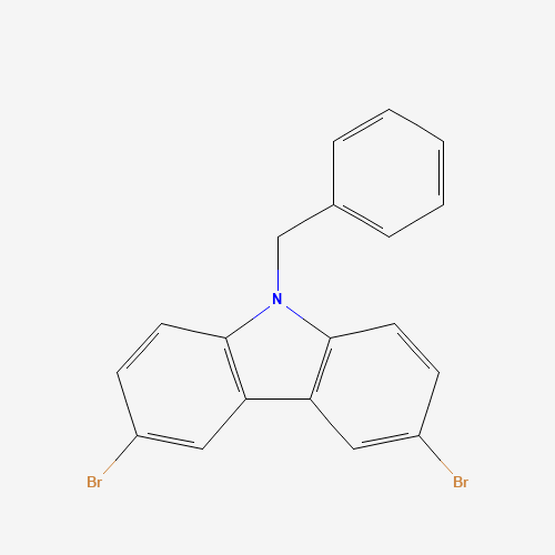 9-苯甲基-3,6-二溴咔唑、118599-27-2 CAS查询、9-苯甲基-3,6-二溴咔唑物化性质