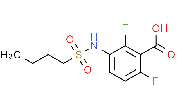 3-(butylsulfonaMido)-2,6-difluorobenzoic acid,1g