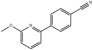 4-(6-甲氧基吡啶-2-基)苯甲腈,1g