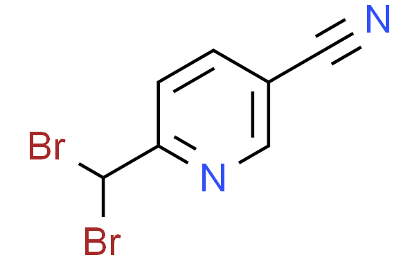 3-Pyridinecarbonitrile, 6-(dibromomethyl)-,100mg