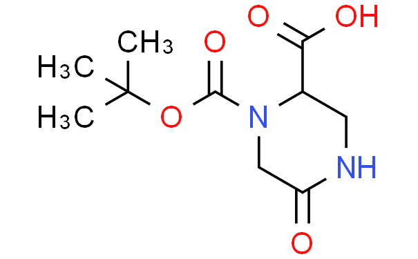 (R)-1-N-BOC-5-氧代哌嗪-2-甲酸,1g