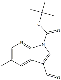 tert-Butyl 3-formyl-5-methyl-1H-pyrrolo-[2,3-b]pyridine-1-carboxylate,1g