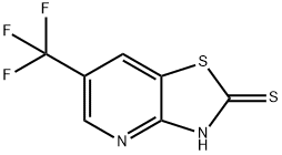 2-MERCAPTO-6-TRIFLUOROMETHYLTHIAZOLO[4,5-B]PYRIDINE,25g