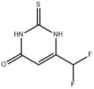 4-羟基-2-硫代-6-(二氟甲基)嘧啶,250mg