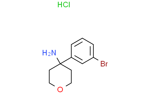 4-(3-Bromophenyl)oxan-4-amine hydrochloride,1g