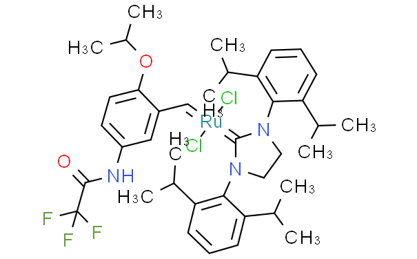 [1,3-双[2,6-二异丙基苯基]-2-咪唑烷亚基]二氯[[2-(异丙氧基)-5-[(2,2,2-三氟乙酰基)氨基]苯基]亚甲基]-钌,500mg