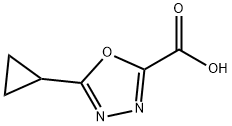 5-Cyclopropyl-[1,3,4]oxadiazole-2-carboxylic acid,100mg