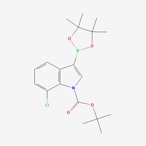 tert-Butyl 7-chloro-3-(4,4,5,5-tetramethyl-1,3,2-dioxaborolan-2-yl)-1H-indole-1-carboxylate