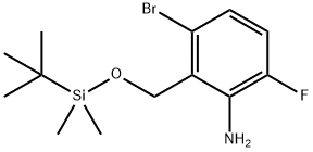 3-broMo-2-((tert-butyldiMethylsilyloxy)Methyl)-6-fluoroaniline,1g