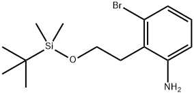 BenzenaMine, 3-broMo-2-[2-[[(1,1-diMethylethyl)diMethylsilyl]oxy]ethyl]-,1g