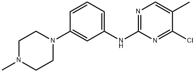 2-PyriMidinaMine, 4-chloro-5-Methyl-N-[3-(4-Methyl-1-piperazinyl)phenyl]-,1g