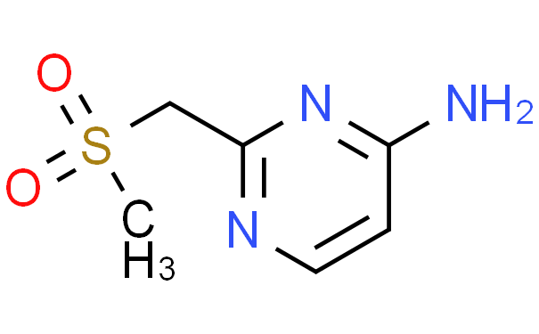 2-((甲基磺酰基)甲基)嘧啶-4-胺,1g