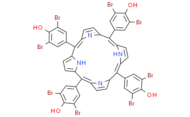 Meso-四(3,5-二溴-4-羟基苯基)卟啉,100mg