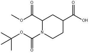 1-(叔丁氧羰基)-2-(甲氧基羰基)哌啶-4-羧酸,1g