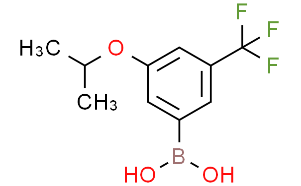 3-异丙氧基-5-三氟甲基苯硼酸、1256345-44-4 CAS查询、3-异丙氧基-5-三氟甲基苯硼酸物化性质