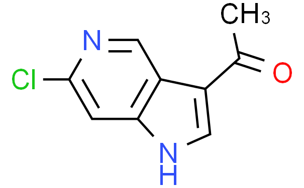 1-(6-氯-1H-吡咯并[3,2-C]吡啶-3-基)乙酮,1g