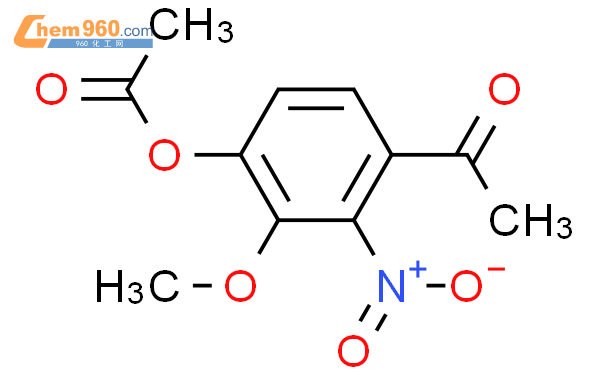 2-硝基-3-甲氧基-4-乙酰氧基苯乙酮,1g