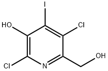 2,5-Dichloro-6-(hydroxymethyl)-4-iodopyridin-3-ol,250mg