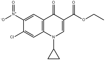 127625-17-6; ethyl 7-chloro-1-cyclopropyl-6-nitro-4-oxo-1,4-dihydroquinoline-3-carboxylate; ethyl 7-