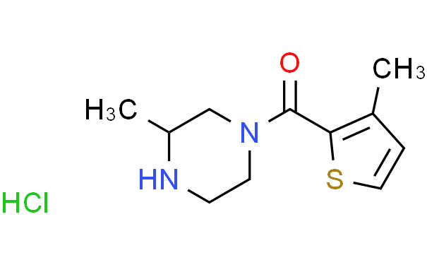 (3-甲基-哌嗪-1-基)-(3-甲基-噻吩-2-基)-甲酮盐酸盐,1g