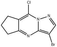 1310097-29-0; 3-Bromo-8-chloro-6,7-dihydro-5H-cyclopenta[d]pyrazolo[1,5-a]pyrimidine; 5H-Cyclopenta[