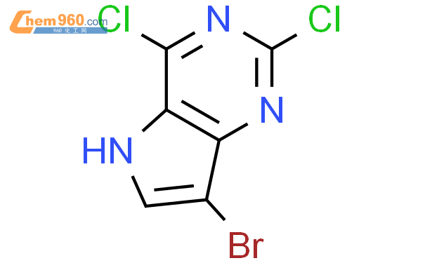 7-溴-2,4-二氯-5H-吡咯并[3,2-D]嘧啶,1g