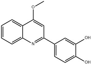 4-(4-methoxyquinolin-2-yl)benzene-1,2-diol; 1313738-83-8; 4-(4-Methoxy-quinolin-2-yl)benzene-1,2-dio