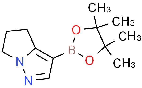 3-(4,4,5,5-四甲基-1,3,2-二氧杂硼杂环戊烷-2-基)-5,6-二氢-4H-吡咯并(1,2-b)吡唑,1g