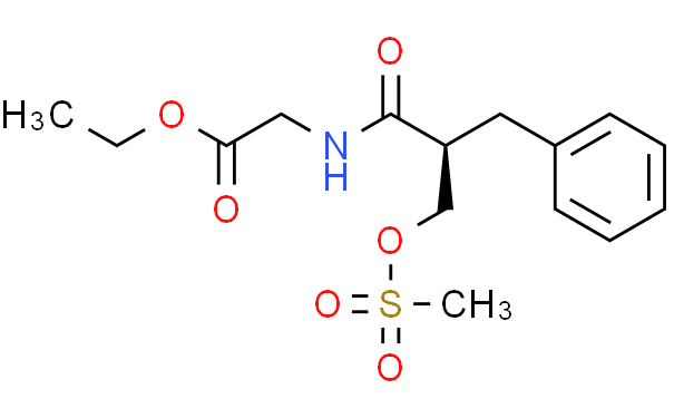 N-[(2S)-2-[[(甲基磺酰基)氧基]甲基]-1-氧代-3-苯基丙基]-甘氨酸乙酯,1g