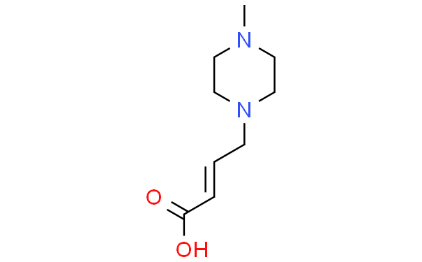 (E)-4-(4-Methylpiperazin-1-yl)but-2-enoic acid,50mg