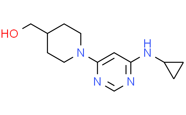 [1-(6-环丙基氨基-嘧啶-4-基)-哌啶-4-基]-甲醇,1g