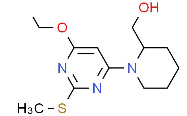 [1-(6-乙氧基-2-甲硫基-嘧啶-4-基)-哌啶-2-基]-甲醇,1g