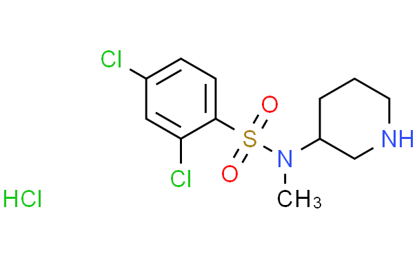 2,4-二氯-N-甲基-N-哌啶-3-基-苯磺酰胺盐酸盐,1g