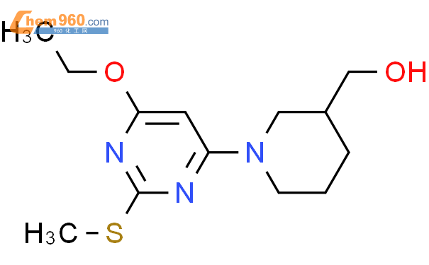 [1-(6-乙氧基-2-甲硫基-嘧啶-4-基)-哌啶-3-基]-甲醇,1g