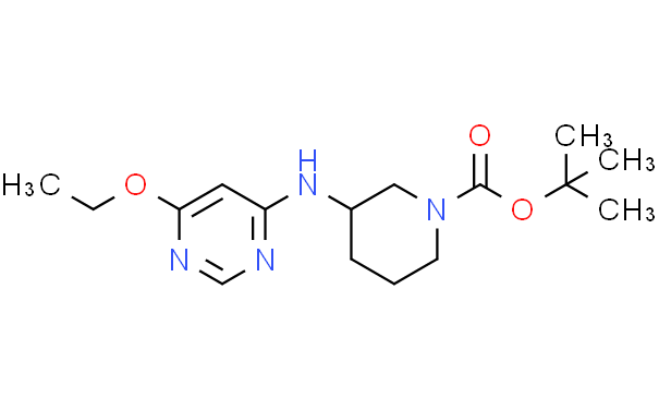 3-(6-乙氧基-嘧啶-4-基氨基)-哌啶-1-羧酸叔丁基酯,1g