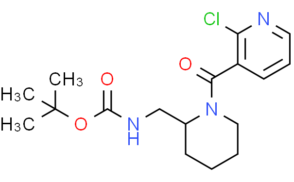 [1-(2-氯-吡啶-3-羰基)-哌啶-2-基甲基]-氨基甲酸叔丁基酯,1g